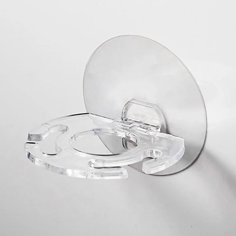 Self Adhesive Toothbrush Holder Wall Mounted No Drilling Toothpaste Razor Storage Rack Toothpaste Dispenser Bathroom Accessories