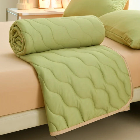 New Floral Print Spring Summer Quilt Soft Comfortable Quilted Quilts Single Double Blanket for Bed Comforter Knitted Thin Duvet
