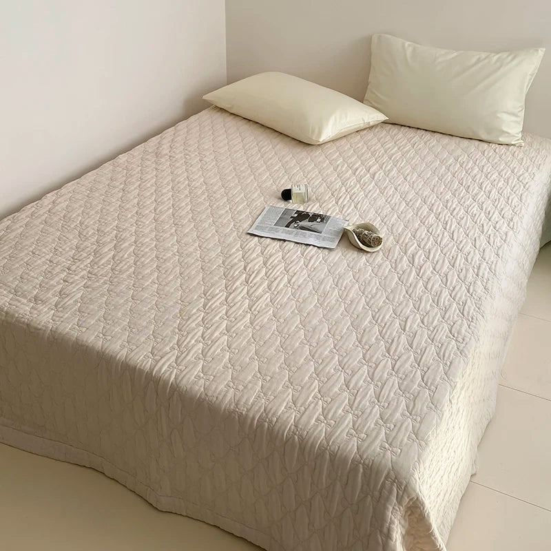 100% Cotton Duvet Quilted Quilts Single/Queen Size Comforter Summer Blanket High Quality Bedspread 여름이불(No Pillowcase)