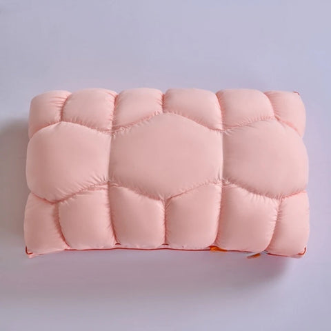 2025 spring and summer super soft and skin-friendly feather velvet pillow household comfortable neck pillow breathable and soft