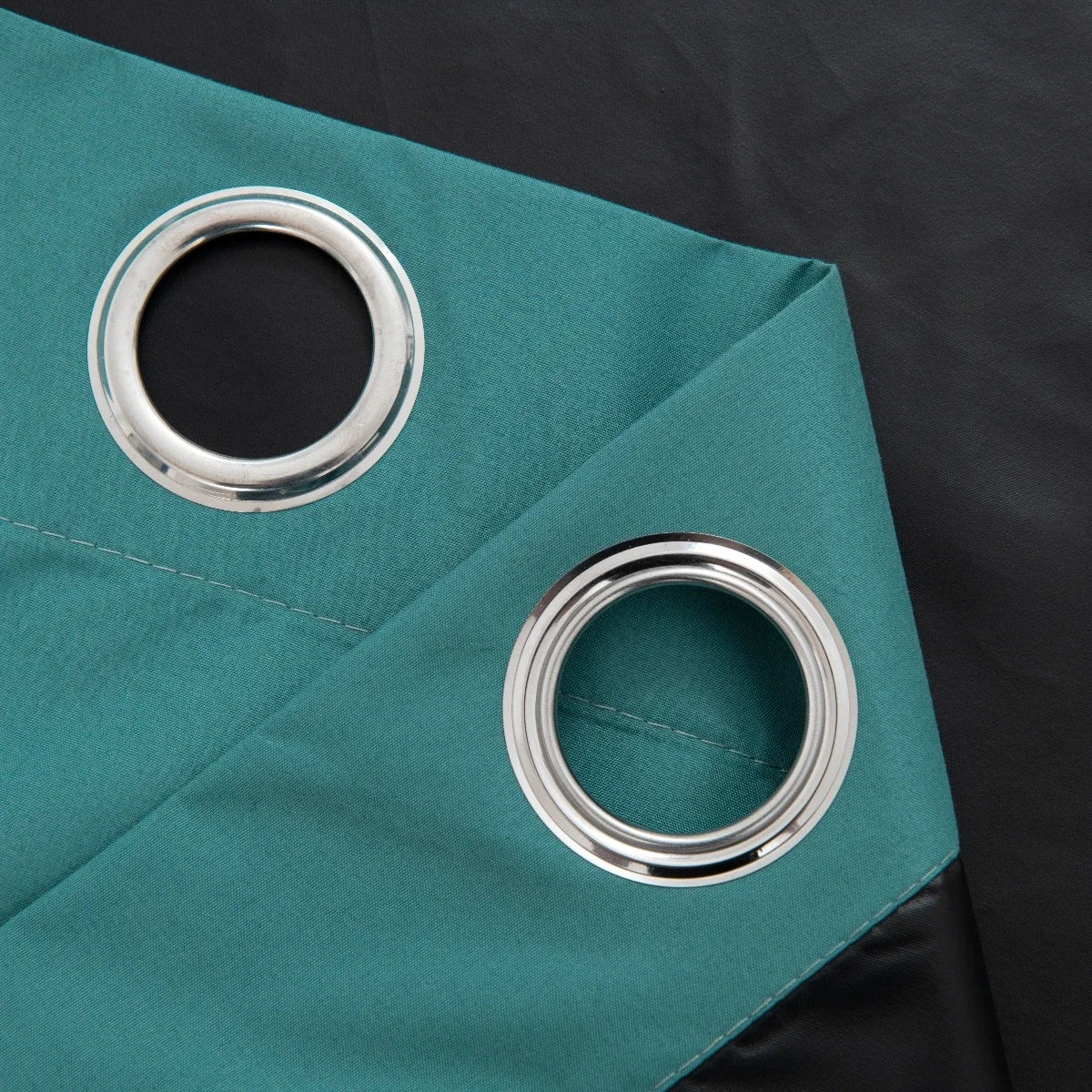 2pcs Modern 100% Blackout Curtain with Coated Lining, Solid Window Curains for Bedroom, Living Room, Dining Room, Home Decor