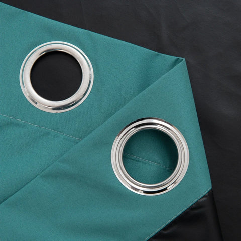2pcs Modern 100% Blackout Curtain with Coated Lining, Solid Window Curains for Bedroom, Living Room, Dining Room, Home Decor