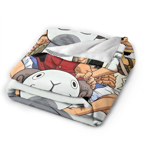 Japanese Adventure One Anime Piece-e Super Soft Blanket  Girls Boys Plush Bedding Couch Bed Flannel Bedspread Sofa Bed Cover