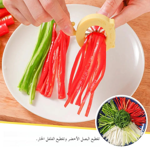 Green Onion Easy Slicer Shredder Plum Blossom Cut Green Onion Wire Drawing Superfine Vegetable Shredder Kitchens Accessories
