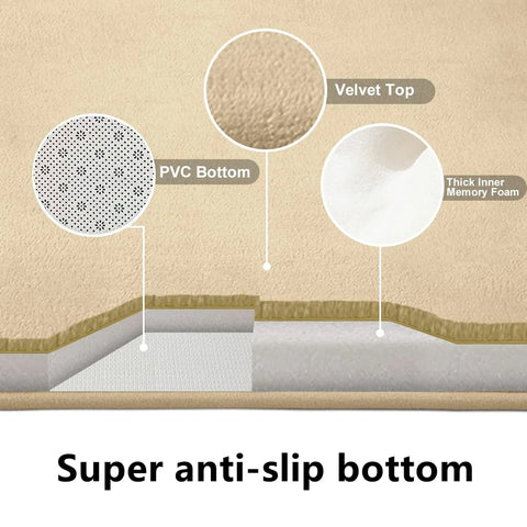 large-sized bathroom anti-skid floor mat anti-skid water-absorbtion bathroom carpet bathtub floor mat home decor