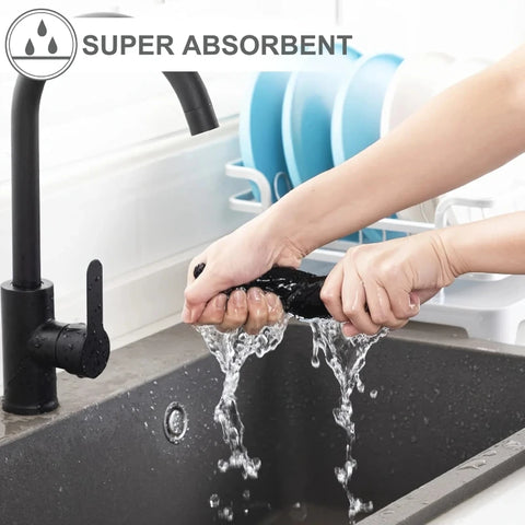 1/4PCS 100% Cotton Waffle Weave Kitchen Dish Cloths, Ultra Soft Absorbent Quick Drying Dish Towels