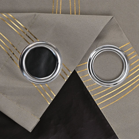 1pc/2pcs 100% Blackout Curtains, Luxury Marble and Wave Pattern Privacy Curtain for Living Room, Bedroom, Home Decor Grommet Top