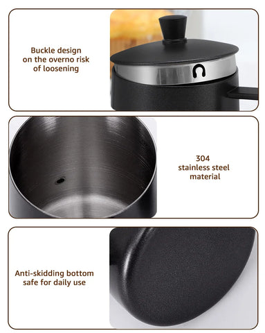 Gooseneck Drip Kettle Coffee Tea Pot 350/600ML Stainless Steel Drip Kettle Swan Neck Thin Mouth Non-stick Coating Food Grade