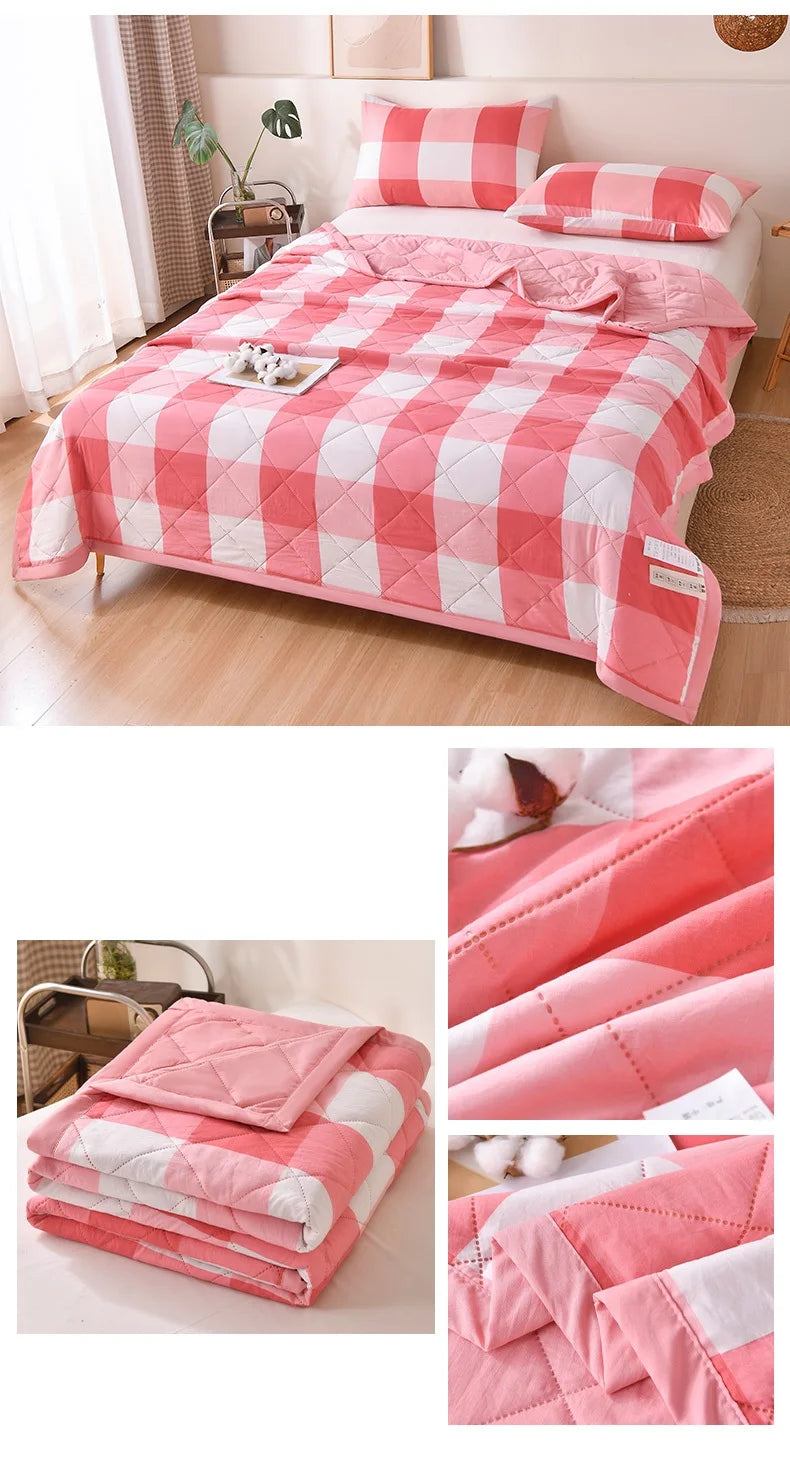 Cool Feeling Quilt Adults Kids Room Comforter 150x200/180x200/200x230cm Blanket Summer Duvet couette de lit (No Pillowcase)