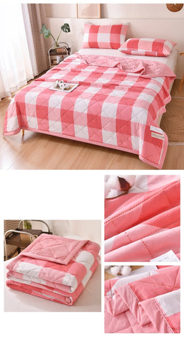 Cool Feeling Quilt Adults Kids Room Comforter 150x200/180x200/200x230cm Blanket Summer Duvet couette de lit (No Pillowcase)