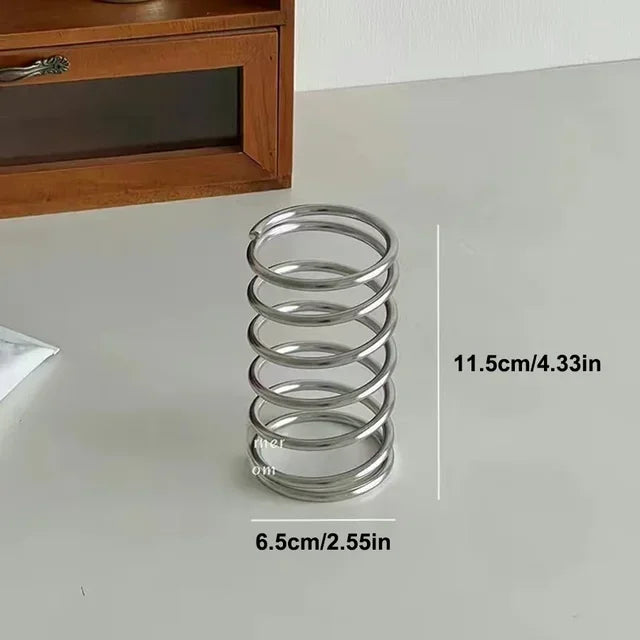 Multipurpose Stainless Steel Toothbrush Holder Bathroom Accessories for Toothpaste Makeup Brush Storage Rack Home Decoration