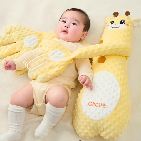 Baby Patting Pillow Baby Sleep Soothers with 3 Adjustable Modes Interactive Stuffed Animal Shape Cushion Cozy Companion for Car