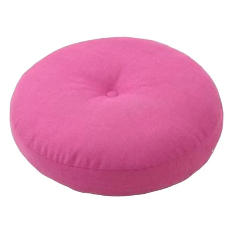 40cm Linen Seat Cushion Soft Cotton Filling Thicken Sofa Balcony Back Pillow Circular Home Office Chair Seat Buttocks Cushion