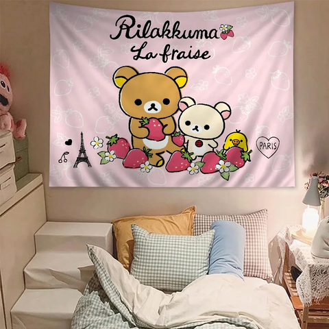 R-RilakkumaS Printed Large Wall Tapestry Hanging Tarot Hippie Wall Rugs Dorm Art Home Decor
