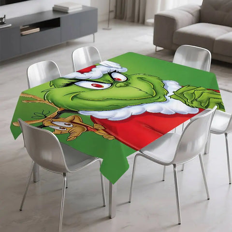 Cartoon The G-Grinch Table Cloth Tablecloth Party Decor Farmhouse Kitchen Dining Table Cloth Wedding Decorations