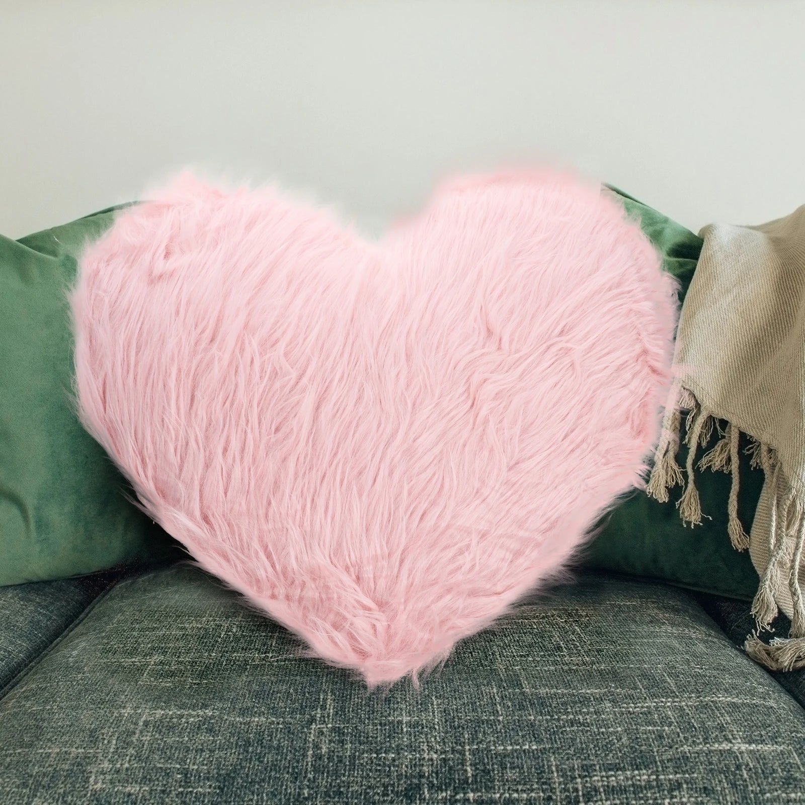 Heart Shaped Pink Pp Cotton Decorative Couch Pillow Home Decor Seat Cushion Valentine Valentines Day Gifts Gifts
