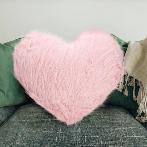 Heart Shaped Pink Pp Cotton Decorative Couch Pillow Home Decor Seat Cushion Valentine Valentines Day Gifts Gifts