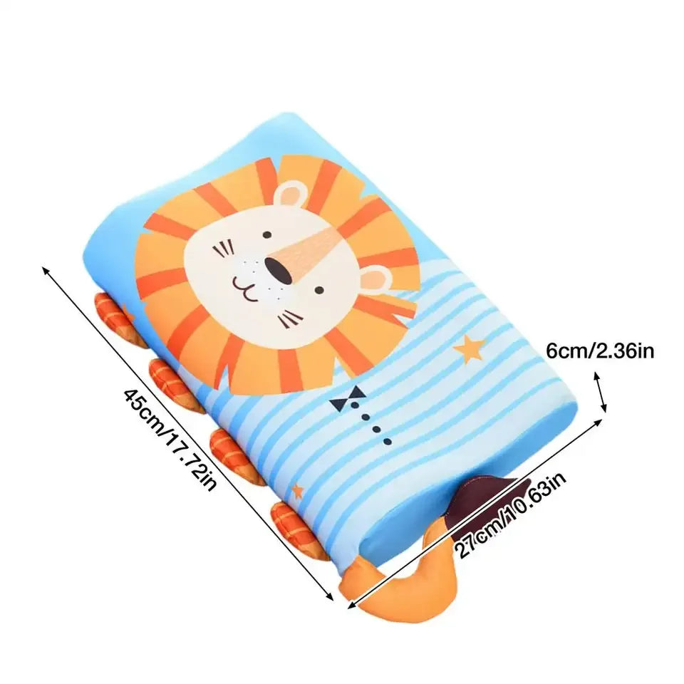 Kids Pillow Toddler Memory Foam Bed Pillows Breathable Slow Rebound Baby Cartoon Neck Nursing Pillow Travel Cushion Bebe Bedding