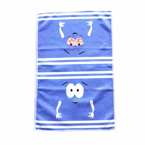 Cute cartoonTowelie Hand Towel Quick-Dry Polyester Woven Dish Cloth Super Soft Fantasy Themed Oblong Towel for Kitchen Bathroom