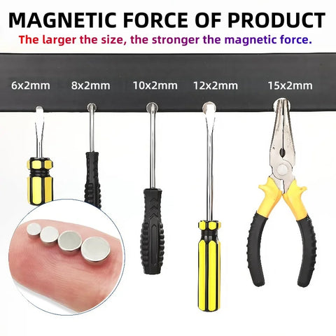 Super Powerful Magnets Strong Disc Magnets for Fridge, Building, Education,DIY, Craft, 4x3 5x2 5x3 6x3 8x2 10x2 10x3