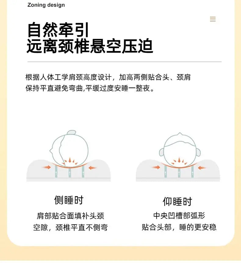 2025 spring and summer super soft and skin-friendly feather velvet pillow household comfortable neck pillow breathable and soft