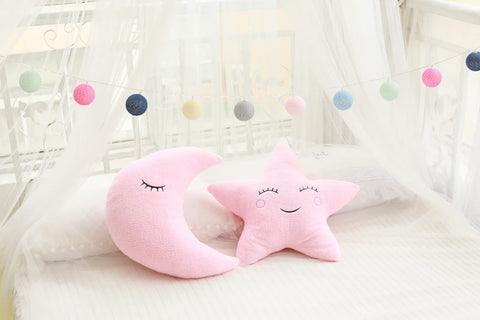 Hot Stuffed Cloud Moon Star Raindrop Plush Pillow Soft Cushion Toys For Children Baby Kids Girl Christmas Gift Room Car Decor