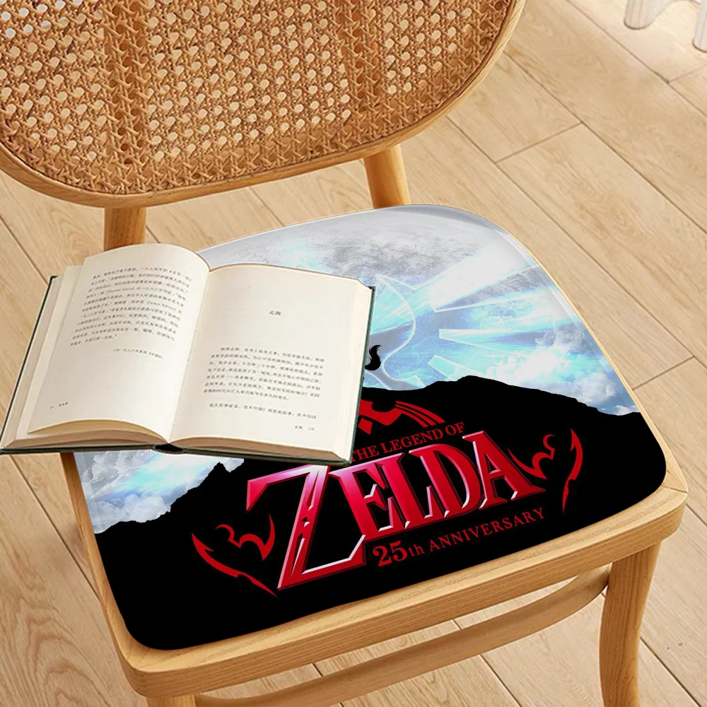 Anime Z-Zeldaes Round Seat Cushion Office Dining Stool Pad Sponge Sofa Mat Non-Slip Chair Cushions