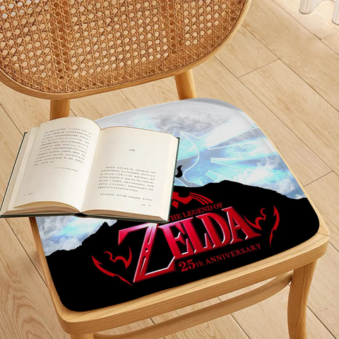 Anime Z-Zeldaes Round Seat Cushion Office Dining Stool Pad Sponge Sofa Mat Non-Slip Chair Cushions