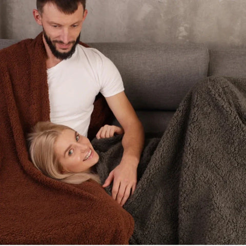 Winter Warm Thickened King Size Blanket 100% Waterproof And Stain Resistant-blanket Cozy Shaggy Blanket Couple Romantic Blanket
