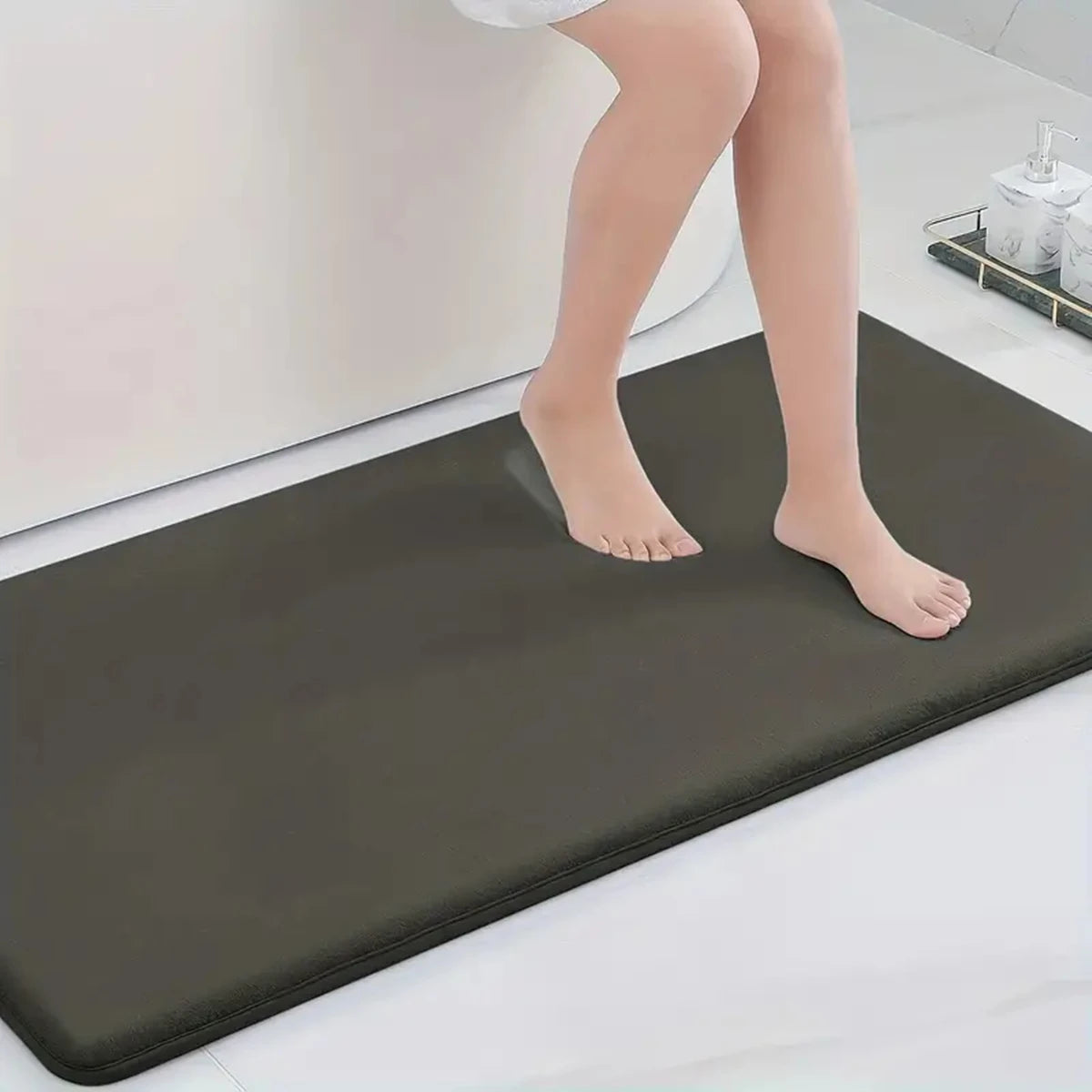 large-sized bathroom anti-skid floor mat anti-skid water-absorbtion bathroom carpet bathtub floor mat home decor