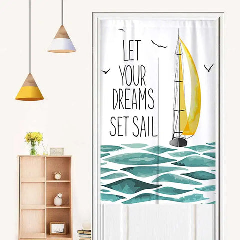 Cute Cartoon Animals Door Curtain Partition Curtains Doorway Bedroom Cafe Decor Half Curtain Kitchen Entrance Hanging Curtains