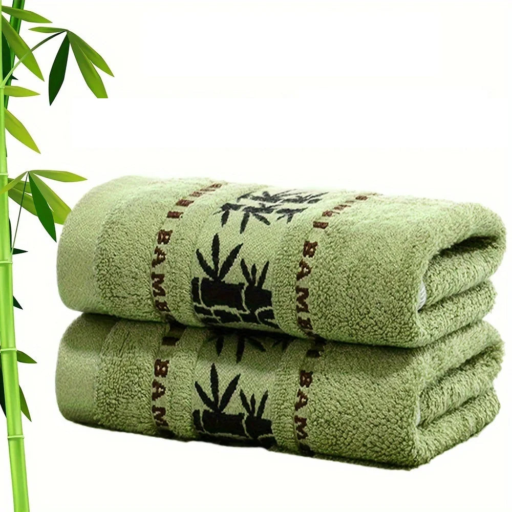 Set of 1/4/6 Bamboo Fiber Towels Sets Home Bath Towels Adults Face Towel Thick Absorbent Luxury Bathroom Towels Toalha De Praia