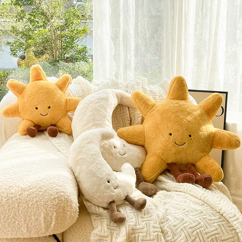 Sun Moon Pillow Bay Sofa Living Room Decoration Pillow Window Tatami Cushion Girl Heart Practical Beautiful Sofa Bed Cushion