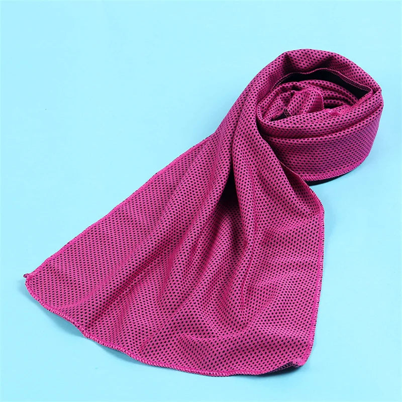 Cooling Towel Workout Towel Ice, Microfiber Towel Soft Breathable Chilly Towel for Sports Yoga Gym Outdoor Ice Towel for Neck