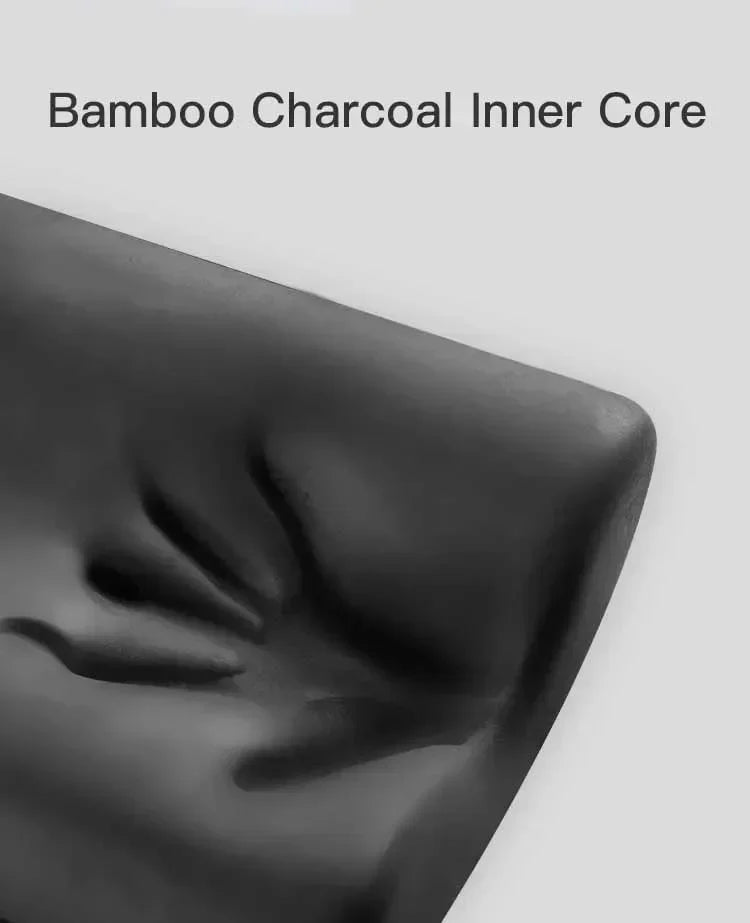 Double Sided Gel Cooling Memory Foam Pillow Summer Ice Feel Bamboo Charcoal Orthopedic Neck Pain Relief Pillow with Pillowcase