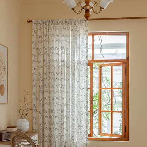 Custom Artistic Nature Print Curtains Breathable Blackout Curtains with Print Blackout Curtain for Translucent Bedrooms