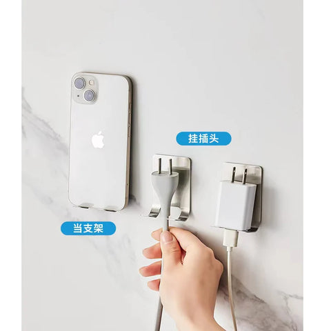 Bathroom Stainless Steel Razor Holder Storage Hook Wall  Men Shaving Shaver Shelf Punch Free Razor RackBathroom Accessories