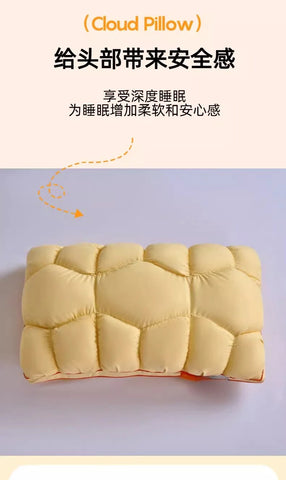 2025 spring and summer super soft and skin-friendly feather velvet pillow household comfortable neck pillow breathable and soft