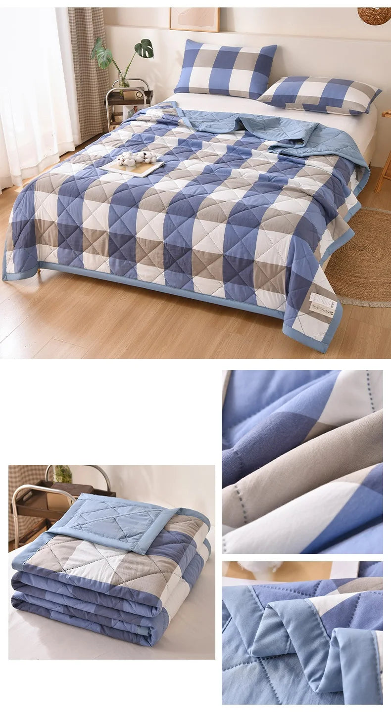 Cool Feeling Quilt Adults Kids Room Comforter 150x200/180x200/200x230cm Blanket Summer Duvet couette de lit (No Pillowcase)