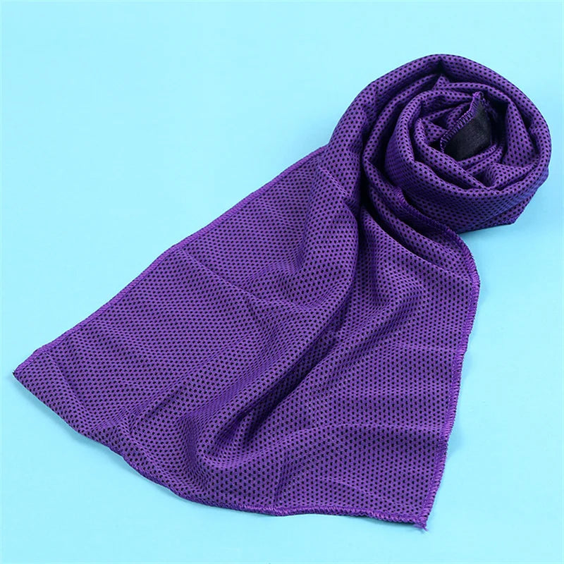 Cooling Towel Workout Towel Ice, Microfiber Towel Soft Breathable Chilly Towel for Sports Yoga Gym Outdoor Ice Towel for Neck