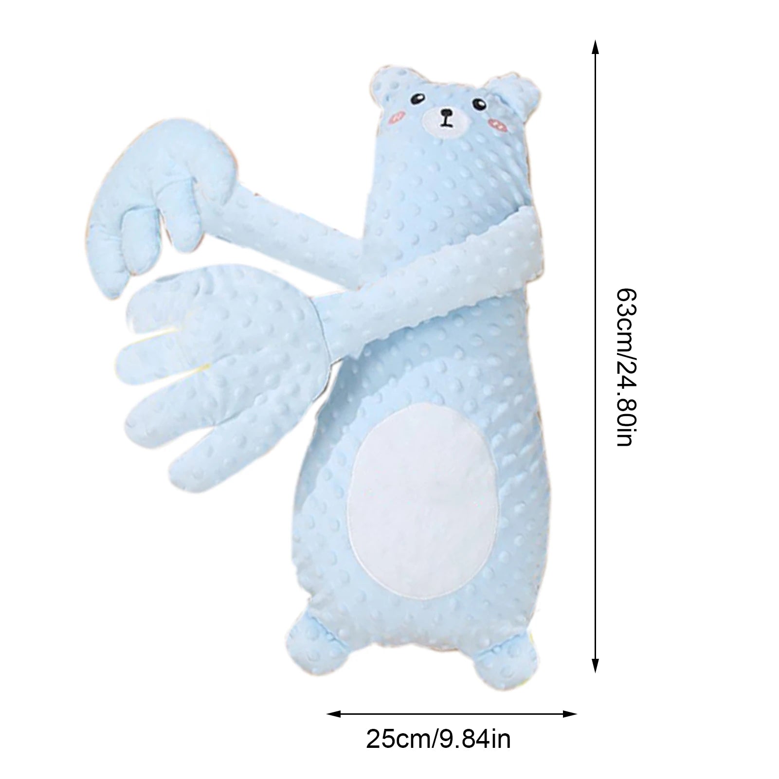 Adjustable Automatic Baby Patting Sleep Pillow Startle Prevention Soothing Palms for 0-3 Toddler Remote Control Baby Sleep Aid