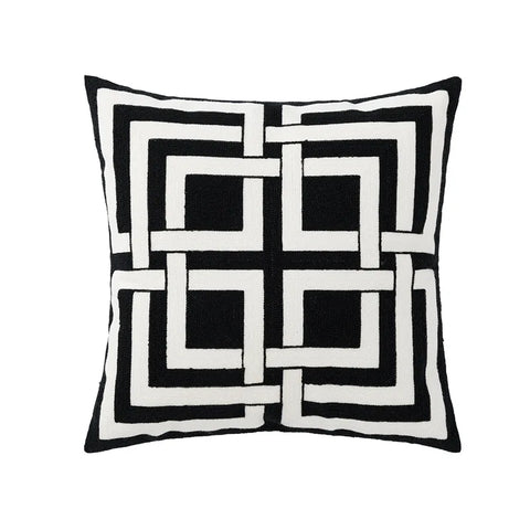 наволочки новог Cushion Cover Daisy Yellow Floral Geometric 45x45/30x50cm Blue Embroidery Soft Cozy Pillow Cover for Living Room