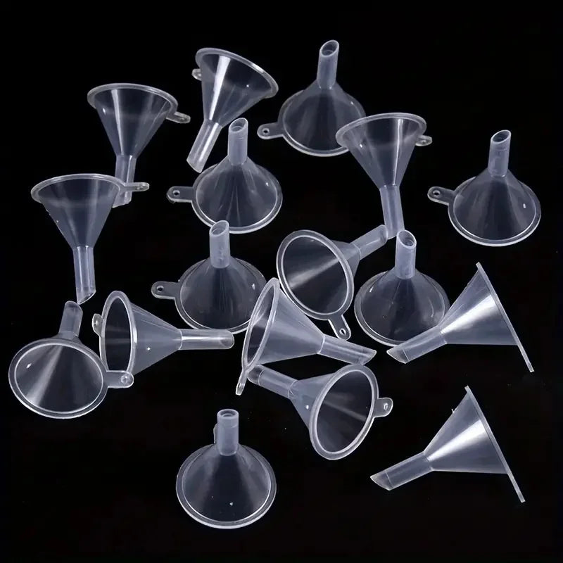 3/5PCS Plastic Small Funnel Perfume Dispensing Funnel Spray Funnel Dispenser Household Kitchen Liquid Dispensing Gadgets