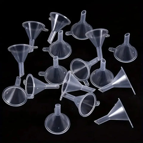 3/5PCS Plastic Small Funnel Perfume Dispensing Funnel Spray Funnel Dispenser Household Kitchen Liquid Dispensing Gadgets