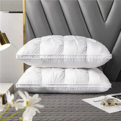 Comfortable Pillows for Sleeping 5-star Hotel Pillow Three-dimensional Soft Bilateral Washed Solid Color Pillow Sleeping Pillows