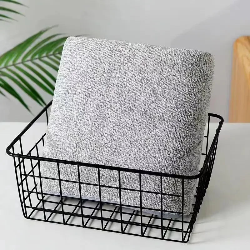 Coral Fleece Quick-Drying Bamboo Striped Towel Set Soft And Absorbent Bathroom Experience Bath Towel Set or Hand Towel