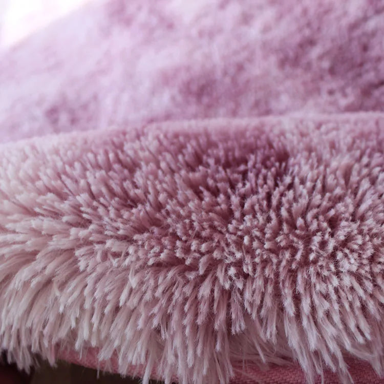 Gray Carpet for Living Room Plush Rug Bed Room Floor Fluffy Mats Anti-slip Home Decor Rugs Soft Velvet Carpets Kids Room Blanket