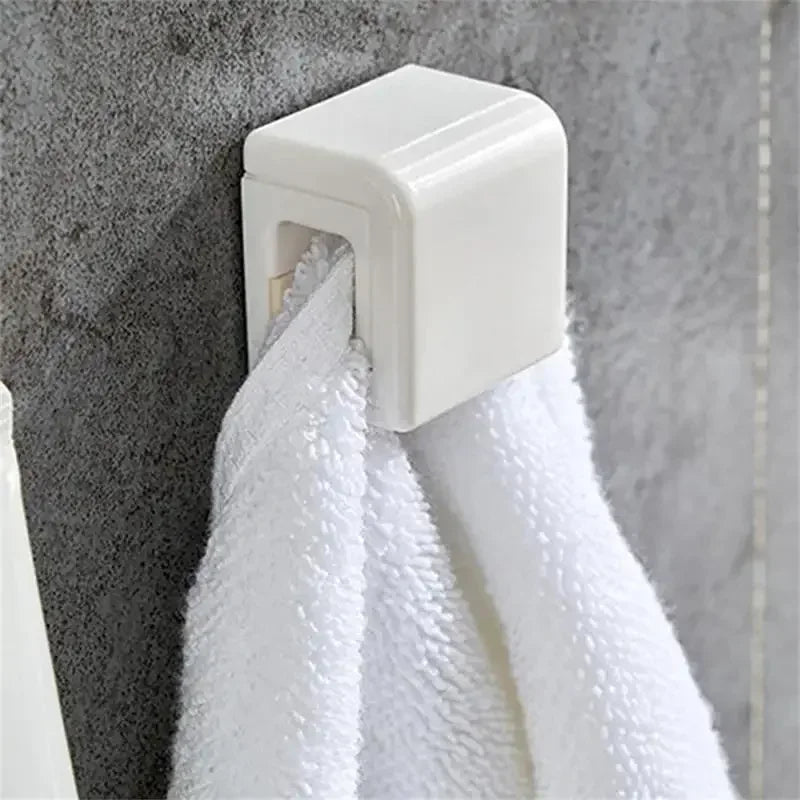 Punch-free Toothpaste Holder Wall-mounted Hook Holders Storage Rack Facial Cleanser Toothpaste Organizer Bathroom Accessories