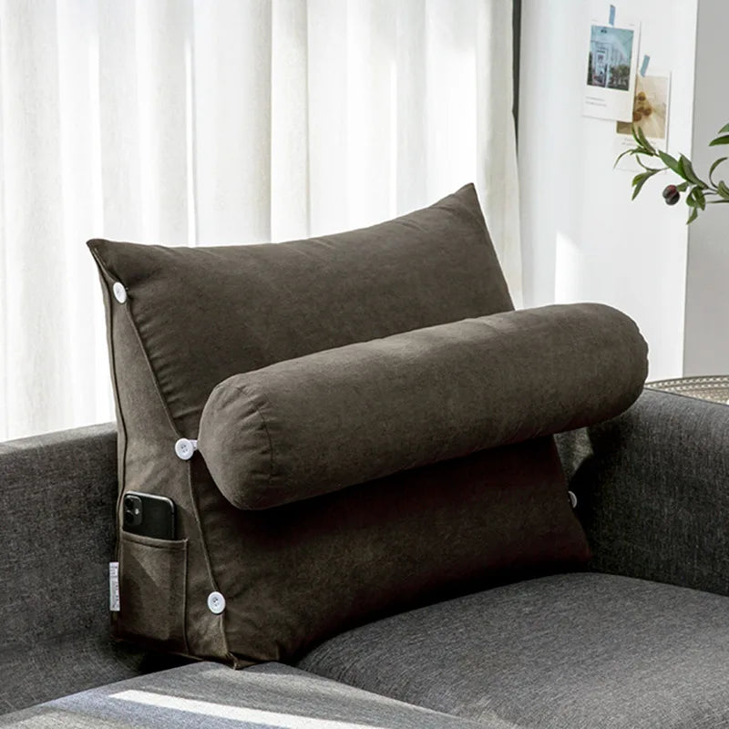 Sofa cushion, simple triangular cushion, pillow, living room backrest