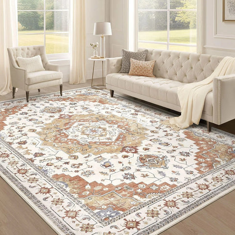 VIKAMA Luxury Persian Rugs Bohemian Ethnic Style Living Room Paving Bedroom Floor Mats Also Super Suitable For Home Decoration